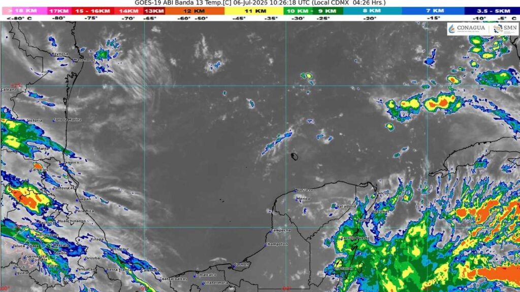 Clima Quintana Roo: prevén un lunes 6 de julio caluroso con lluvias y actividad eléctrica