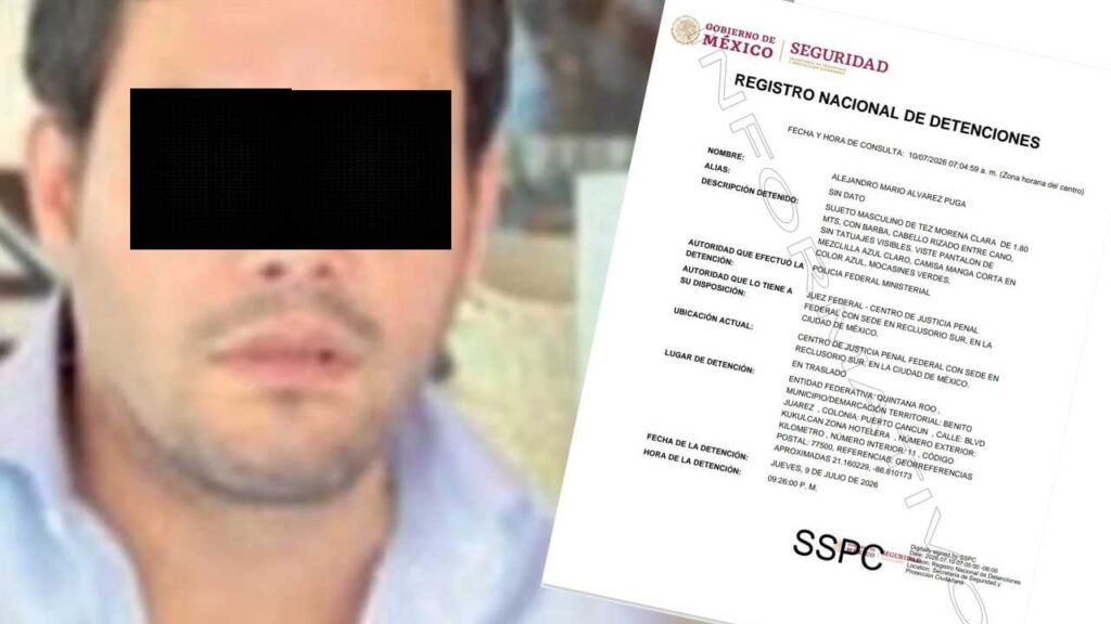 Detienen en Puerto Cancún a Alejandro Mario A.P., cuñado de Inés Gómez Mont
