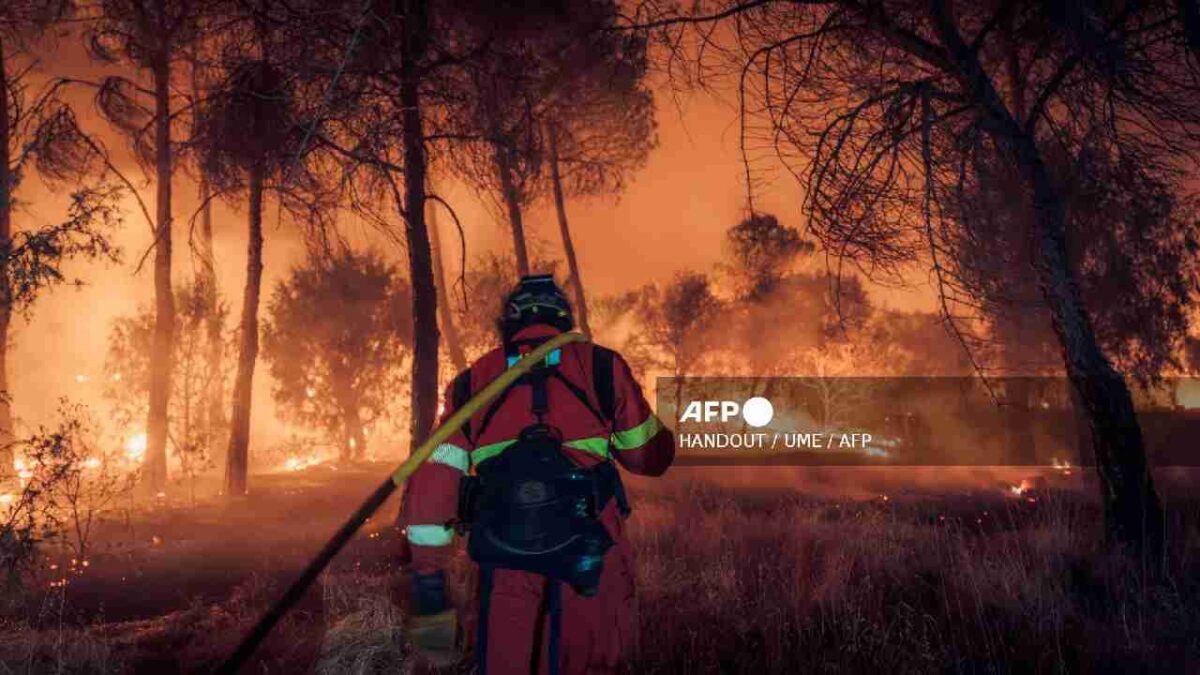 Incendios en España.