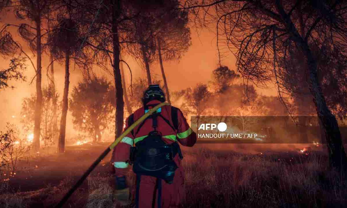 Incendios en España.