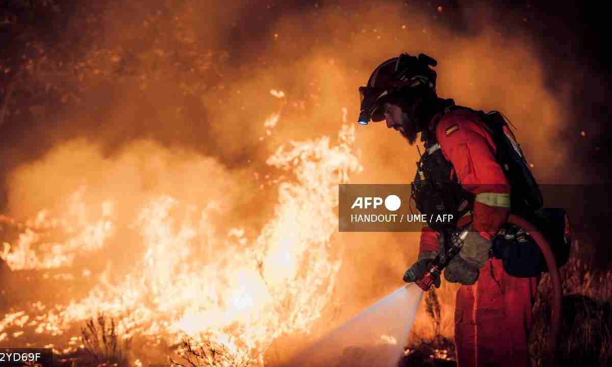 Incendios forestales cercan a Madrid.