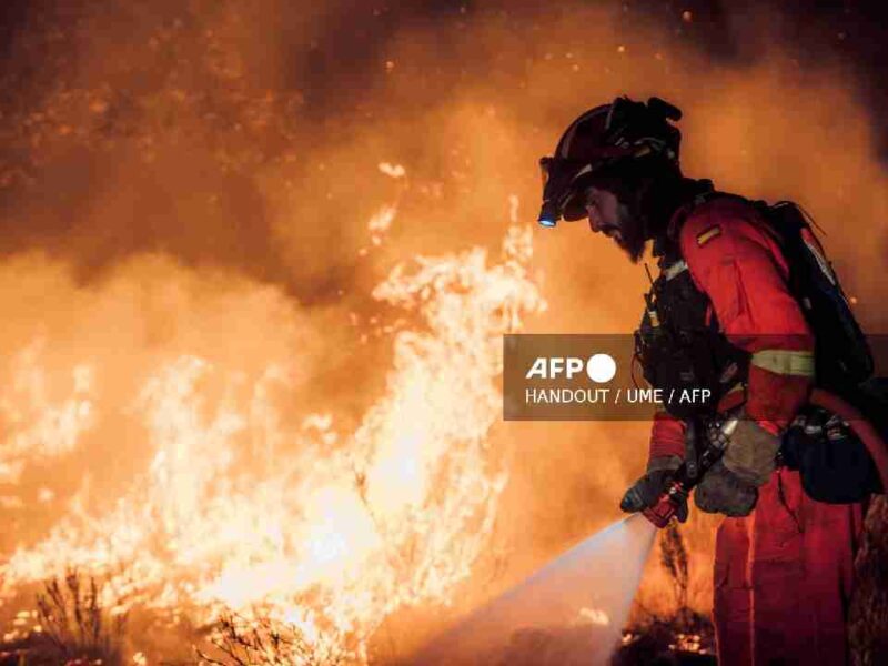 Fuera de control los dos incendios cerca de Madrid