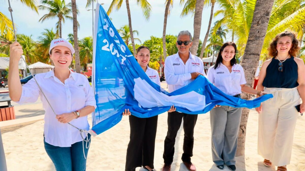 Isla Mujeres obtiene Blue Flag 2026 para playas Norte y Centro
