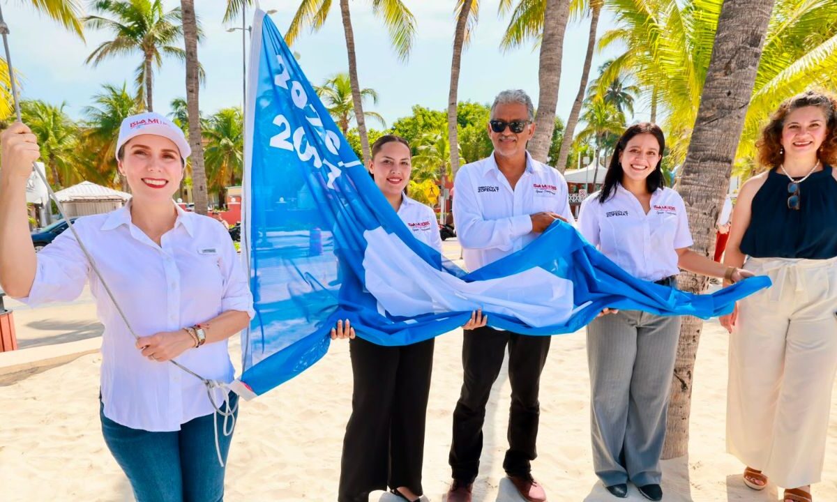 Isla Mujeres obtiene Blue Flag 2026 para playas Norte y Centro