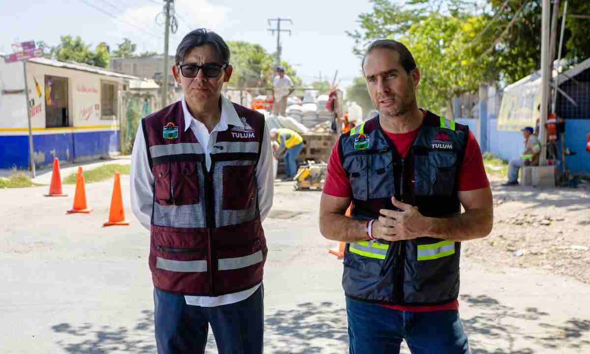 Jornada de bacheo en Tulum.