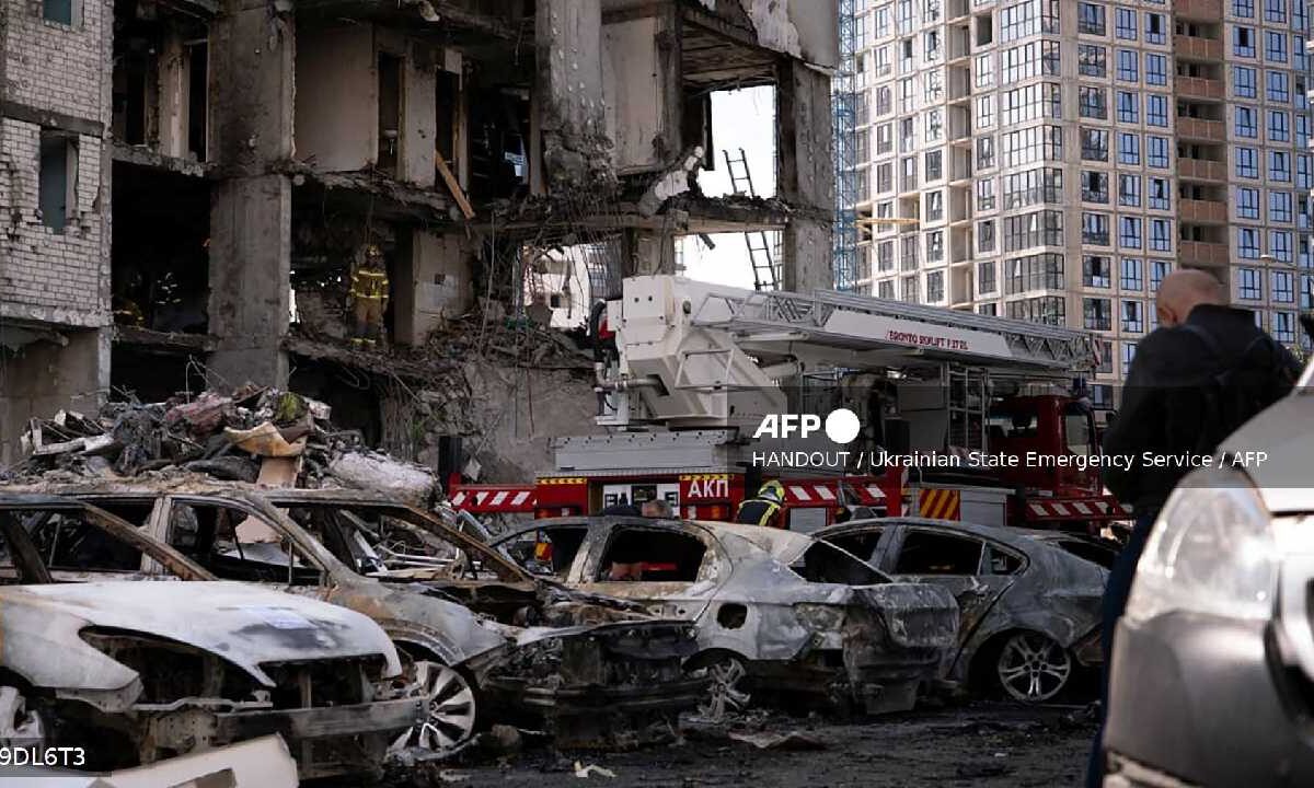 Otro ataque ruso en Kiev.