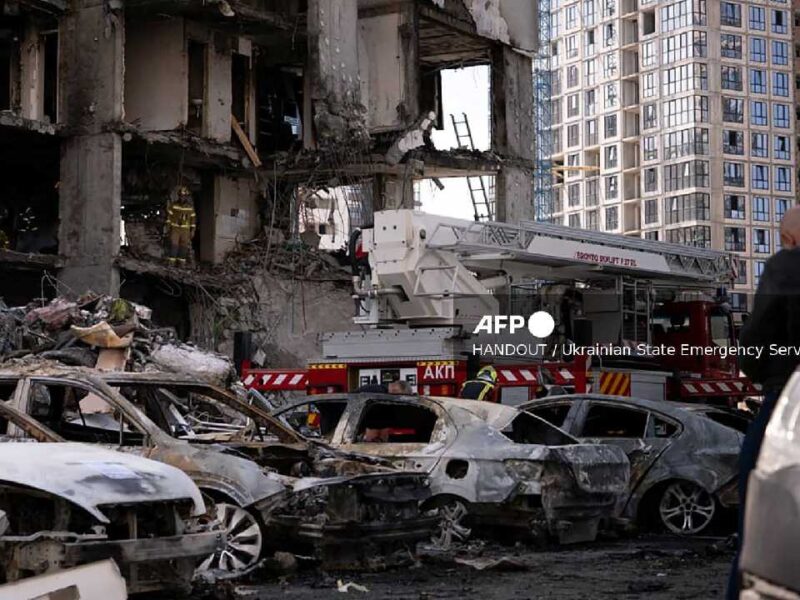 Rusia bombardea Kiev y deja 14 muertos antes de la cumbre de la OTAN