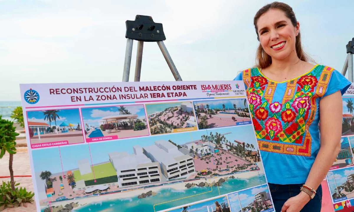 Avanzan obras en Paseo de las Sirenas.