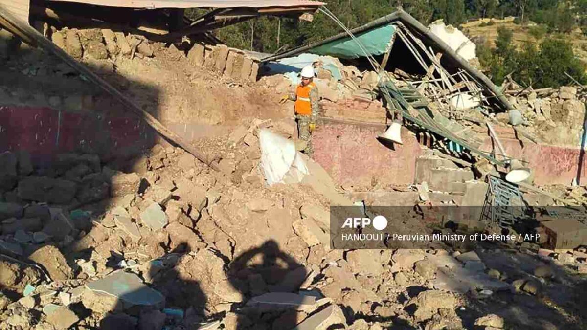 Fuerte sismo en Perú.