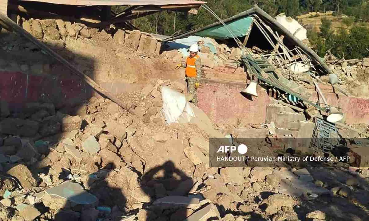 Fuerte sismo en Perú.