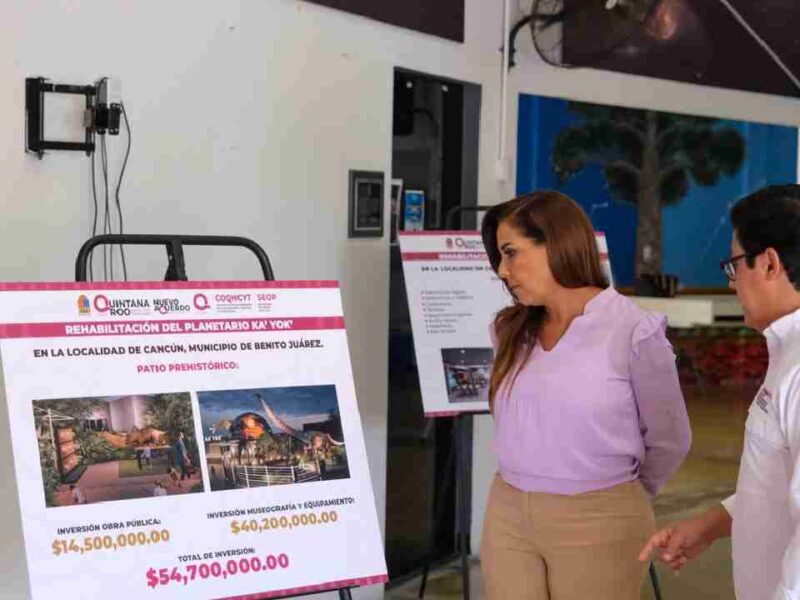 Planetario Ka’Yok’ de Cancún será transformado con inversión de 54.7 millones de pesos (video)