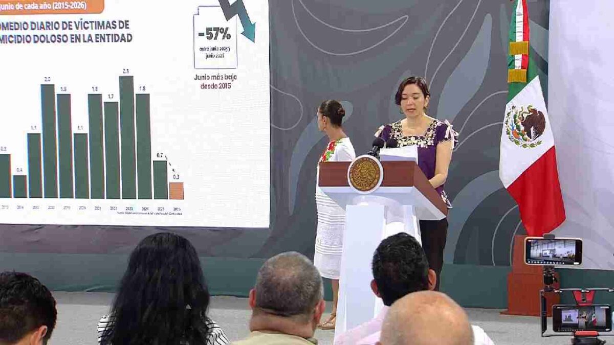 Bajan los homicidios en Quintana Roo.