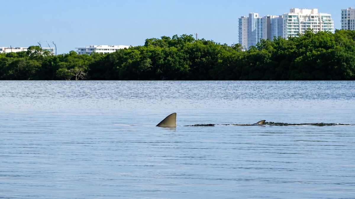 Rastrean tiburones en la laguna Nichupté con ADN ambiental
