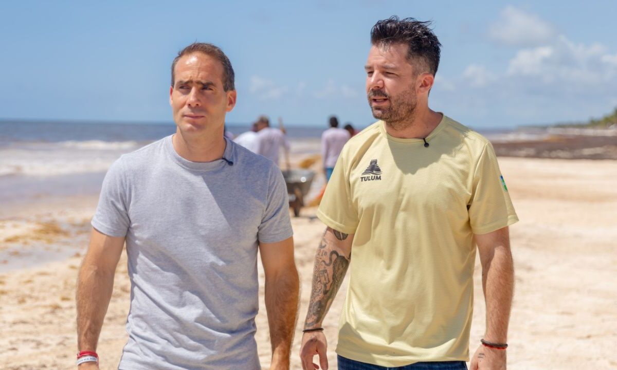 Recolección de sargazo en Tulum 2026 se duplica: van 2,800 t