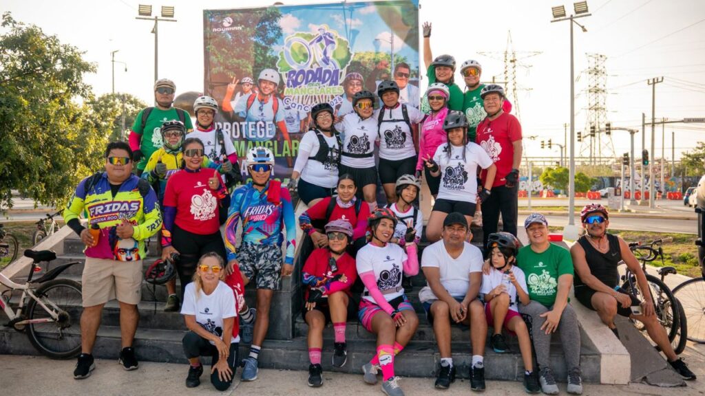 Rodada de Aguakan Cancún impulsa conservación de manglares