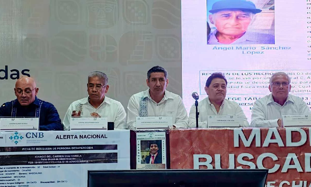 Raciel López destacó el trabajo para buscar a personas no localizadas.