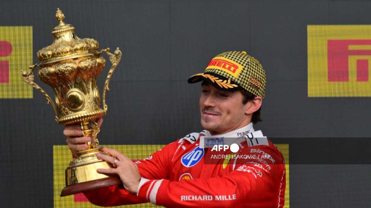 Leclerc se llevó el GP de Gran Bretaña..