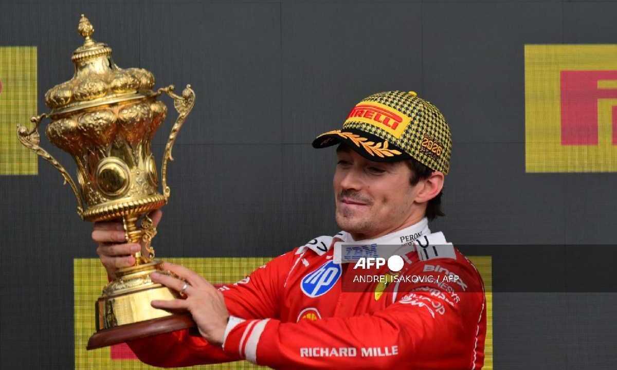 Leclerc se llevó el GP de Gran Bretaña..