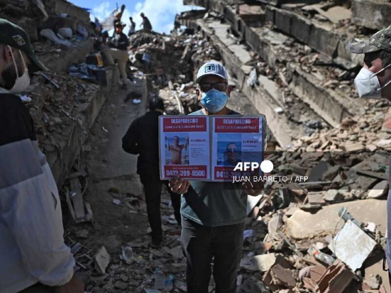 Sismos en Venezuela: "D", la marca que confirma la tragedia en edificios colapsados