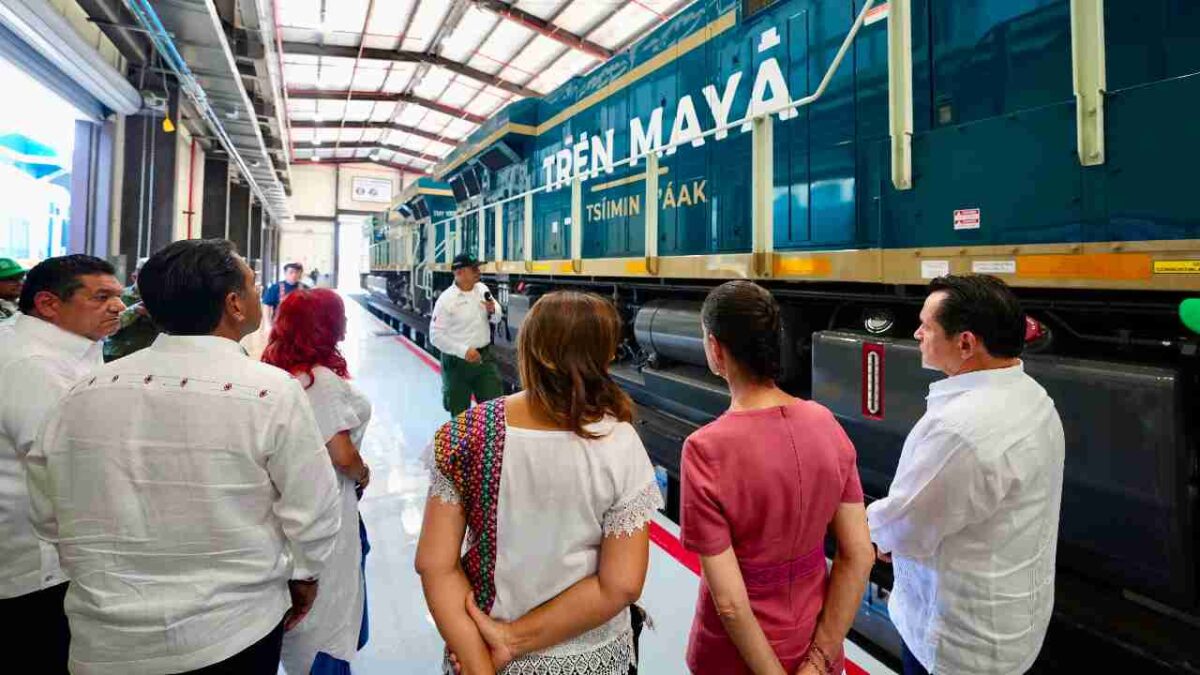 Avanza el Tren Maya de carga.