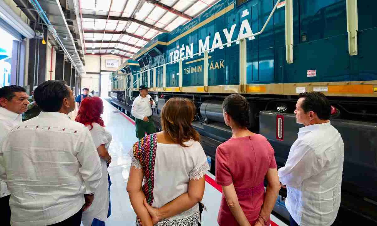 Avanza el Tren Maya de carga.