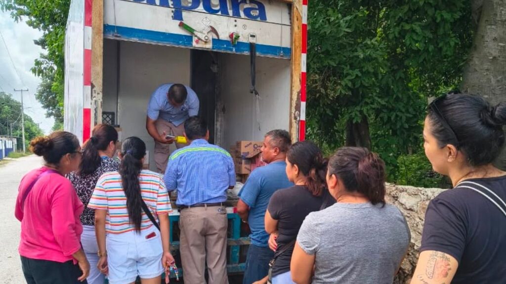 "Tu Municipio te Escucha": Blanca Merari acerca canasta básica