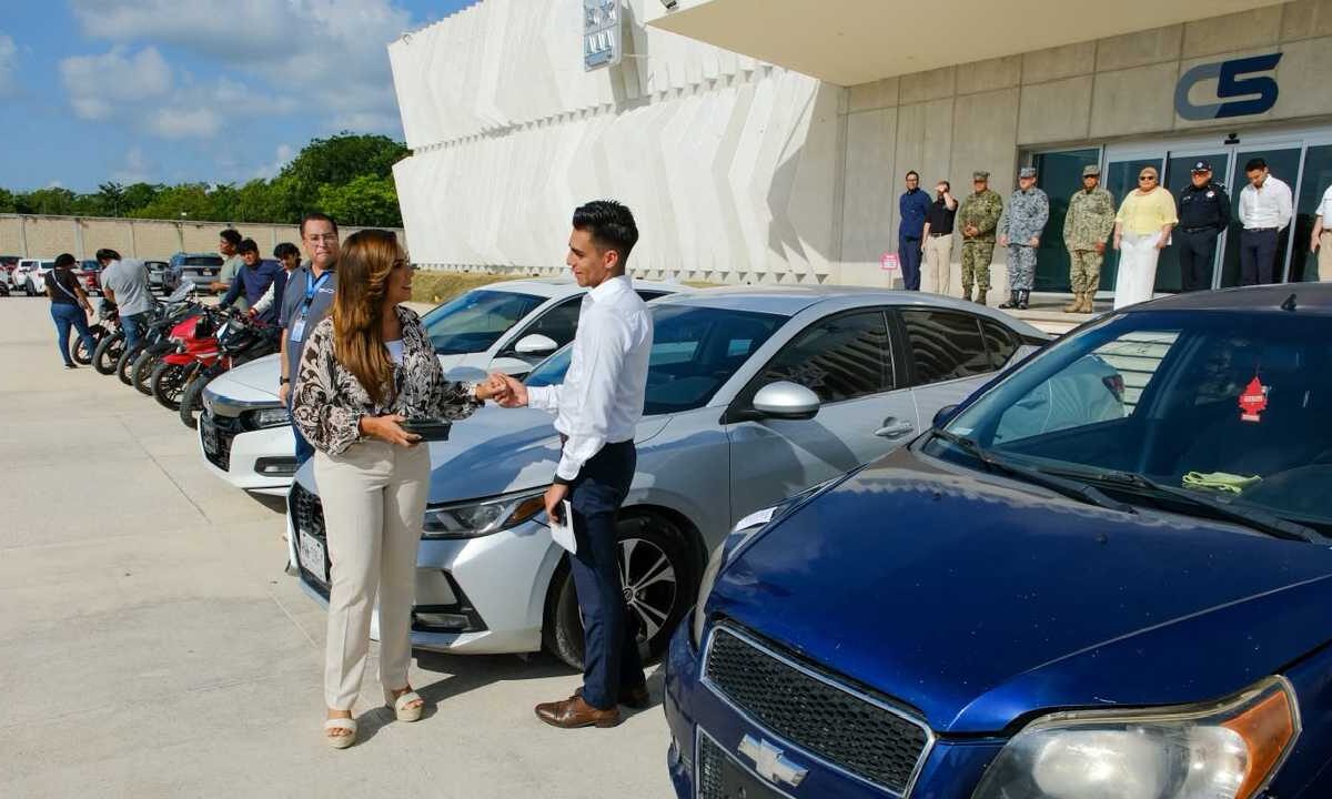 La ceremonia fue en el C5 de Cancún.