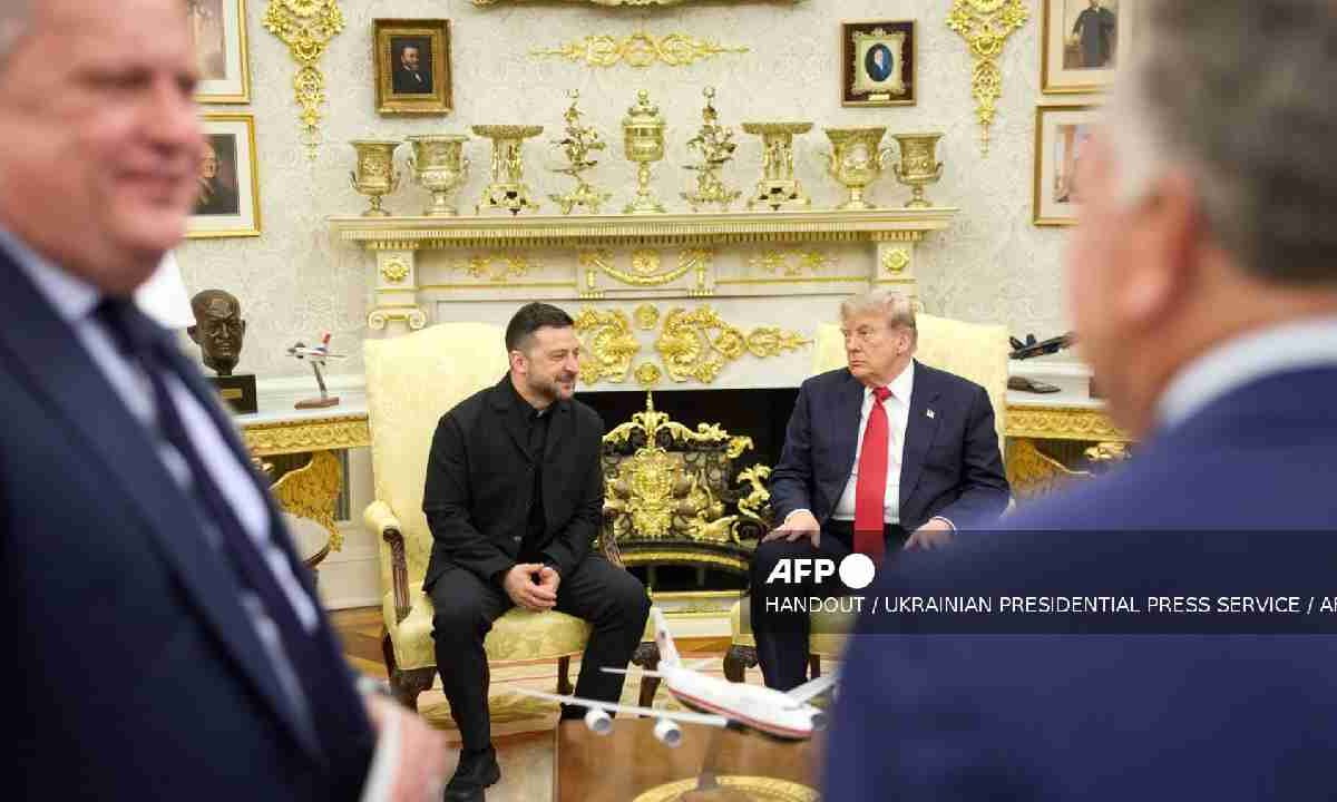 Zelenski se reunió con Trump.