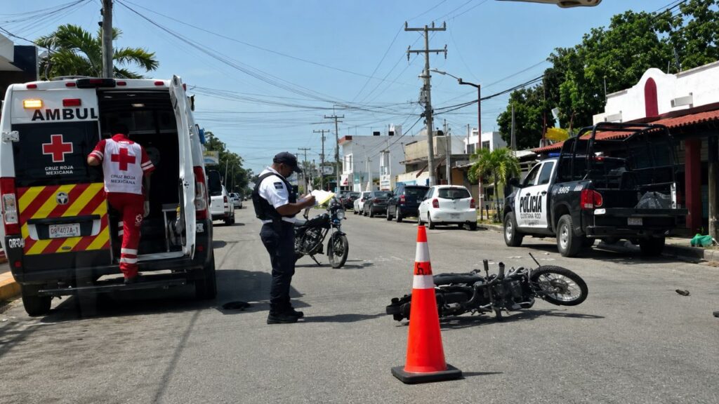 Motociclistas concentran 43.7% de muertes viales en Quintana Roo