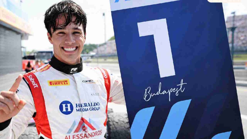 ¡Histórico! El mexicano Noel León gana el Gran Premio de F2 en Hungría