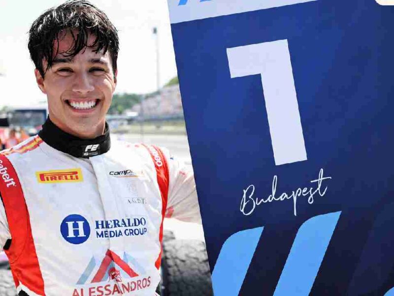 ¡Histórico! El mexicano Noel León gana el Gran Premio de F2 en Hungría