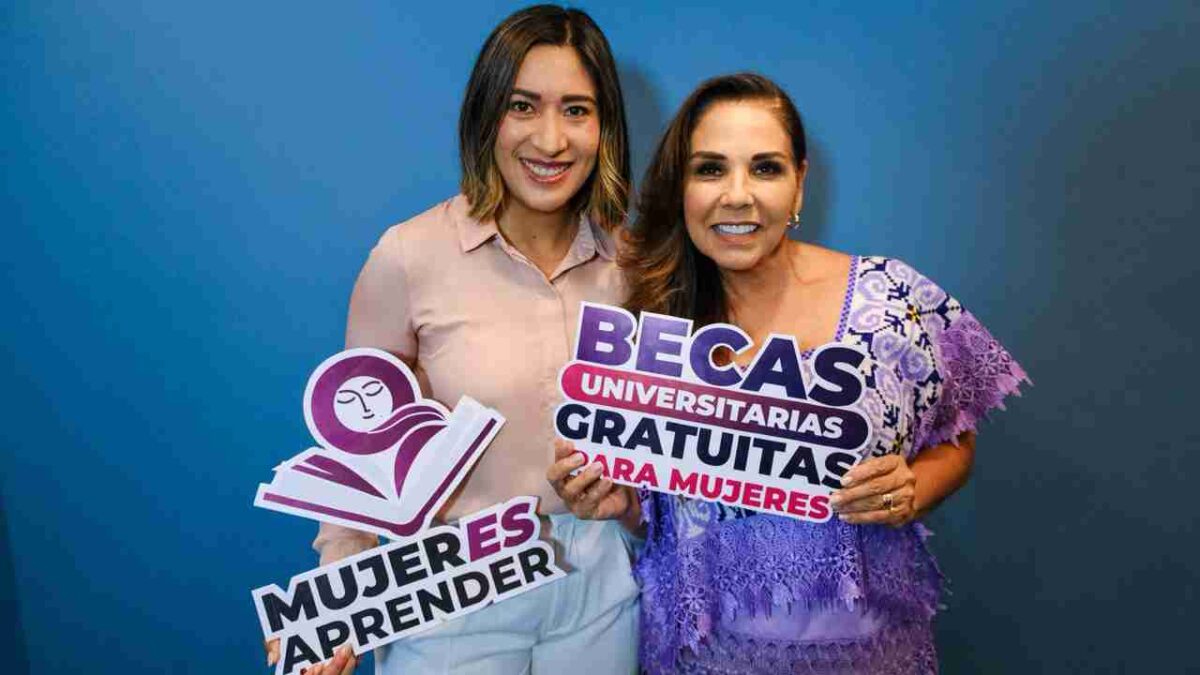 Anuncian convocatoria para la beca universitaria para mujeres.