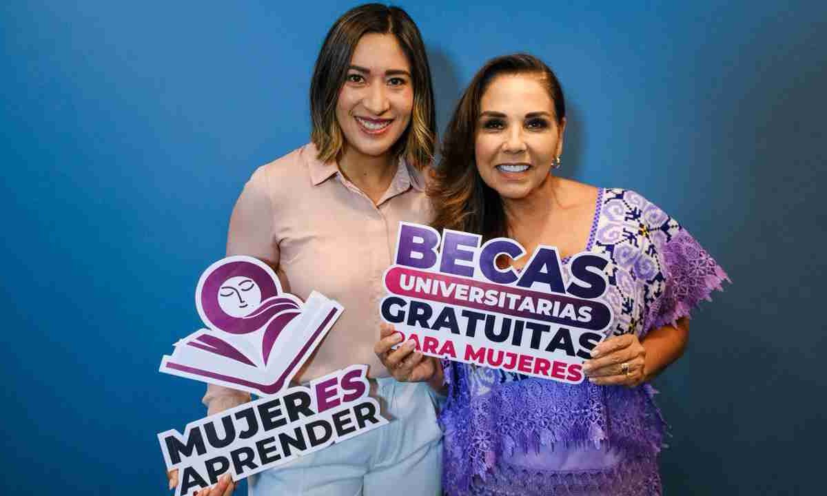 Anuncian convocatoria para la beca universitaria para mujeres.