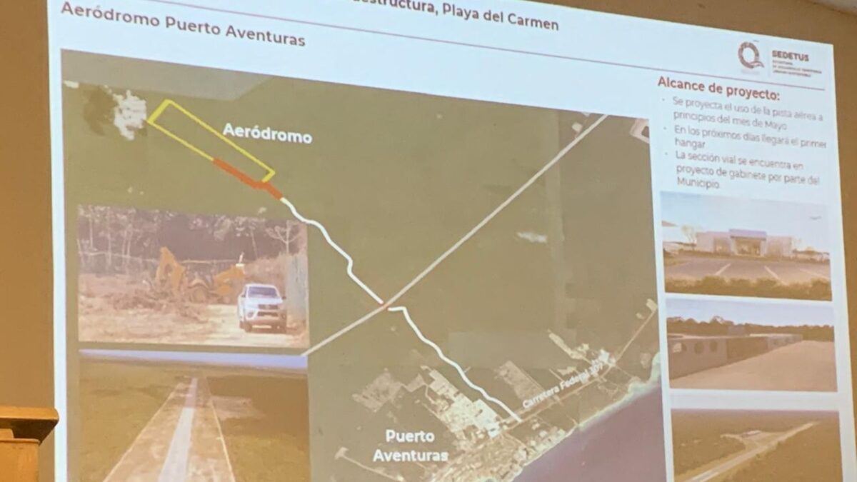 Inician pruebas en aeródromo de Puerto Aventuras