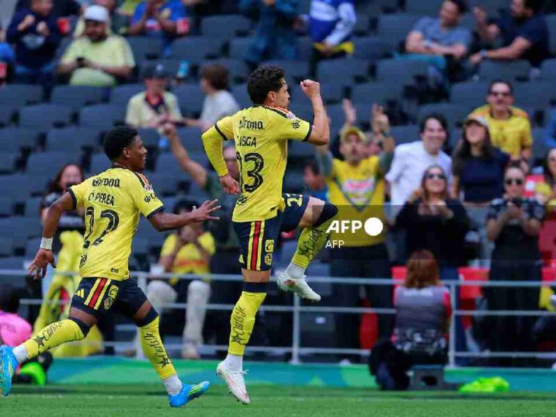 América golea al San Luis con Veiga inspirado y vuelve a la cima del Apertura 2026