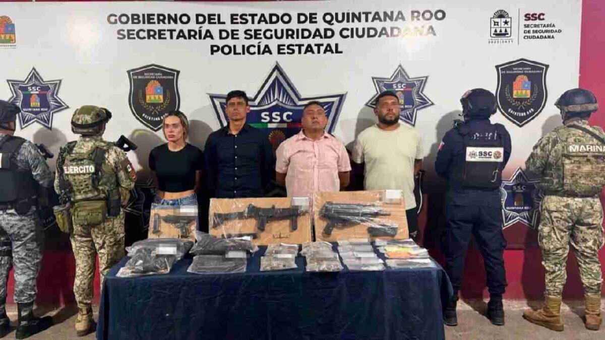 Caen con drogas y armas.