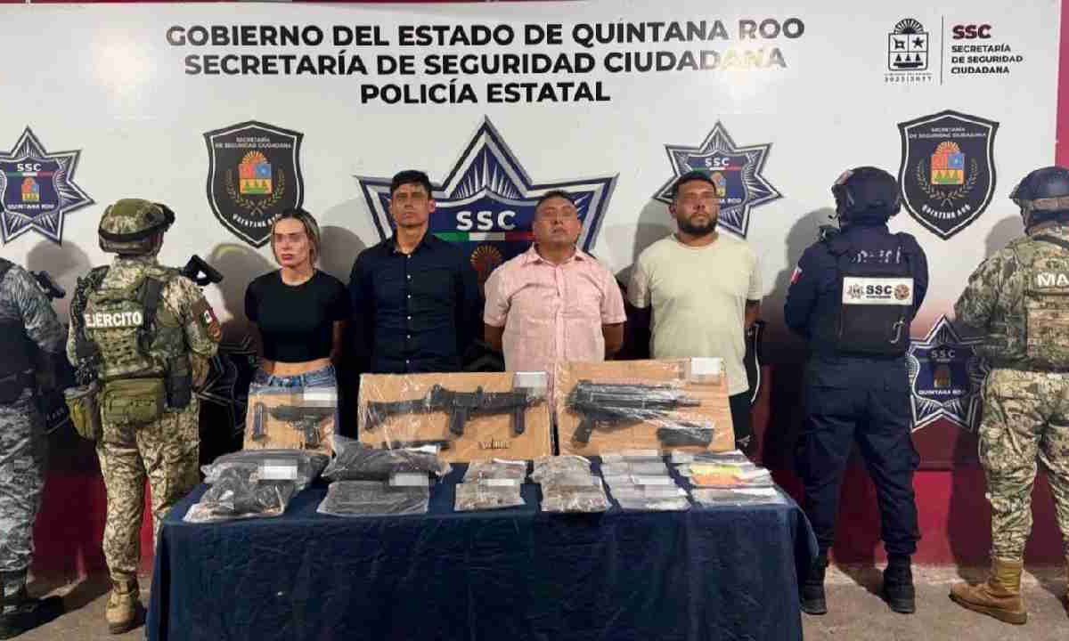 Caen con drogas y armas.