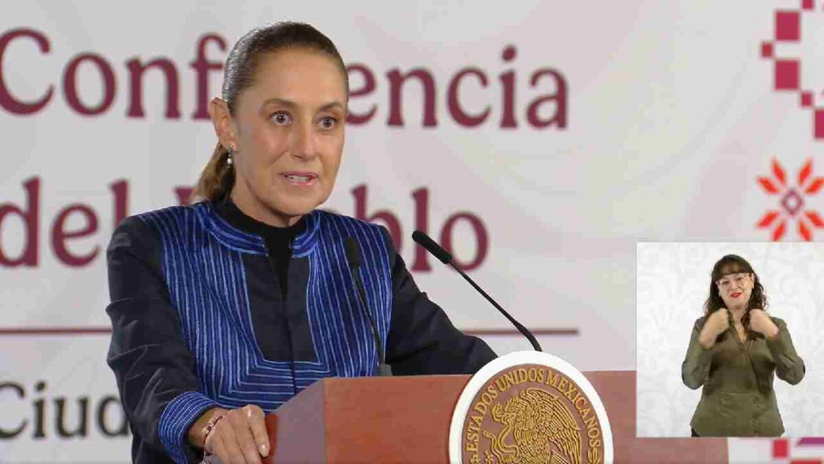 Claudia Sheinbaum habló de la economía.