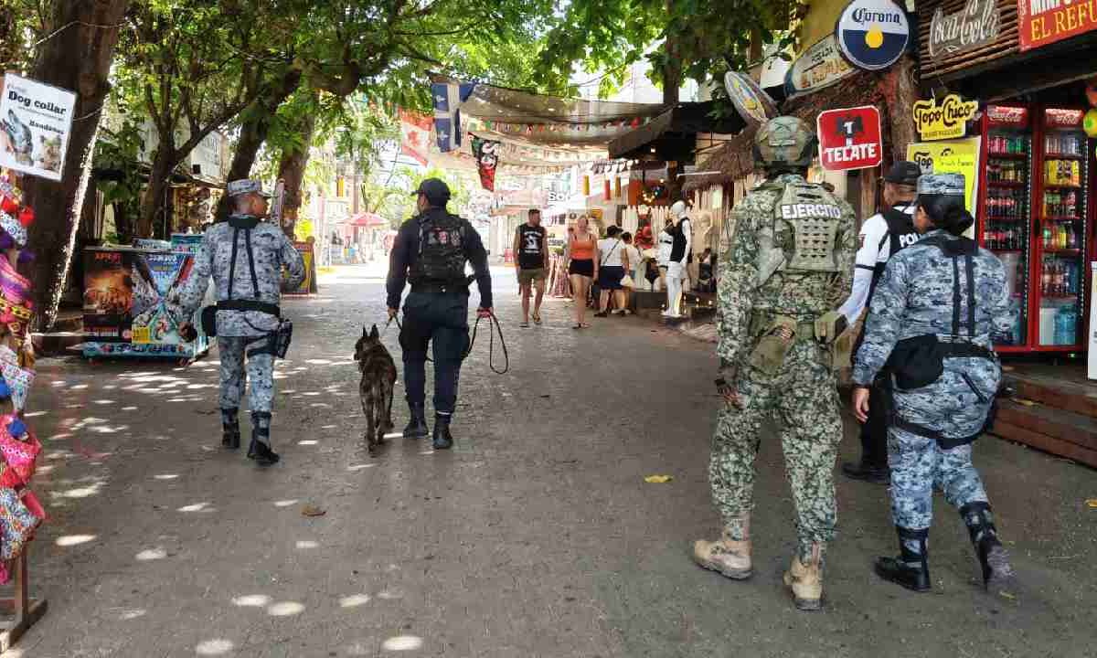 Mayor vigilancia en la Quinta Avenida.