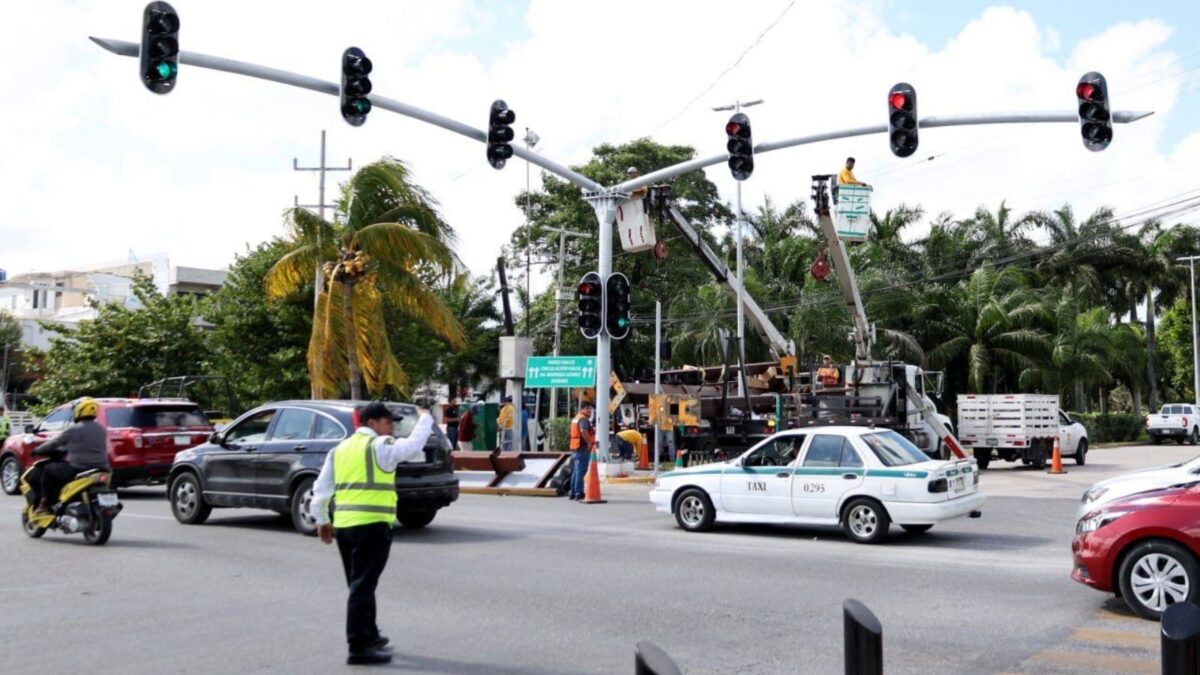 Cancún Fluye ampliará la sincronización semafórica en el centro