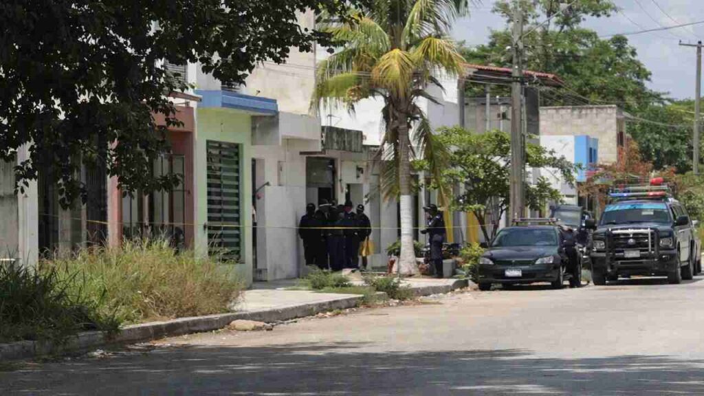 Cancún: sicarios ejecutan a un hombre en un taller ubicado en el fraccionamiento Paseos Kabah