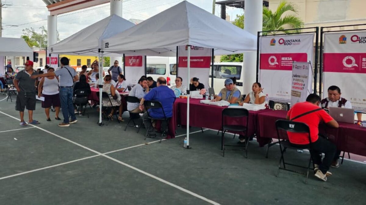 Caravanas del Bienestar Quintana Roo aceleran atención