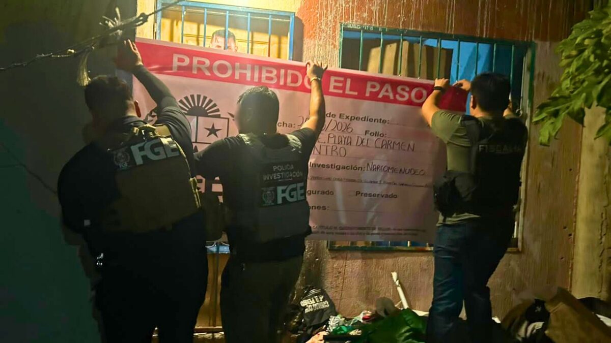 Cateos por narcomenudeo en Playa del Carmen y Cozumel