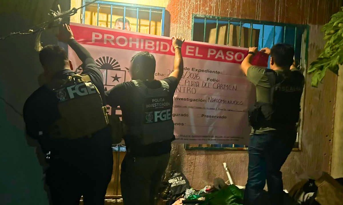 Cateos por narcomenudeo en Playa del Carmen y Cozumel