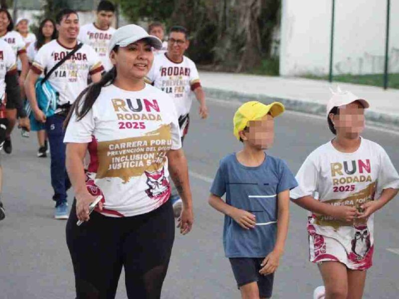 Chetumal reúne a más de 800 personas en rodada por la prevención y la paz (galería)