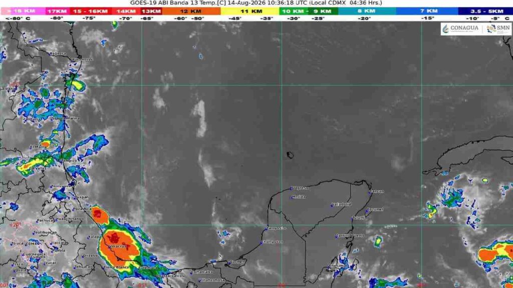 Clima Quintana Roo: viernes 14 de agosto con nublados y ambiente caluroso; se acerca onda tropical 27