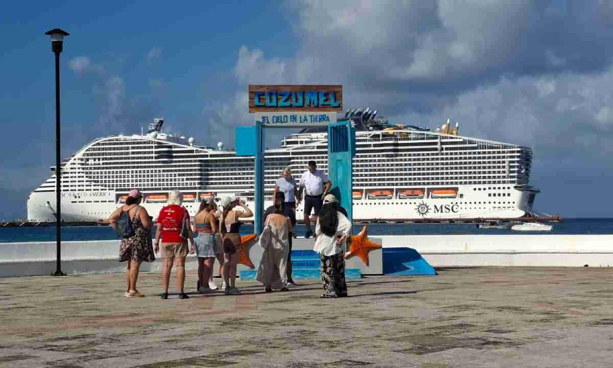 Crece el arribo de cruceros a Cozumel.