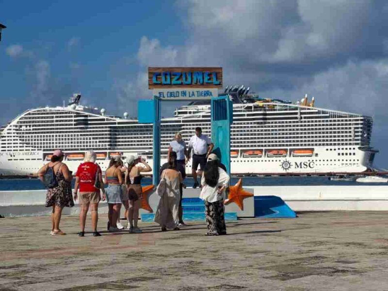 Muestra músculo Cozumel: crece 8.9% la llegada de cruceros