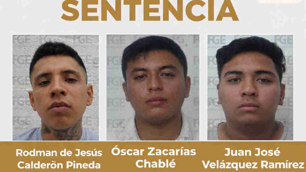 Dan 50 años de prisión a “Zombi”, “Pollo” y “Botitas”, sicarios que asesinaron a 2 personas en Playa del Carmen