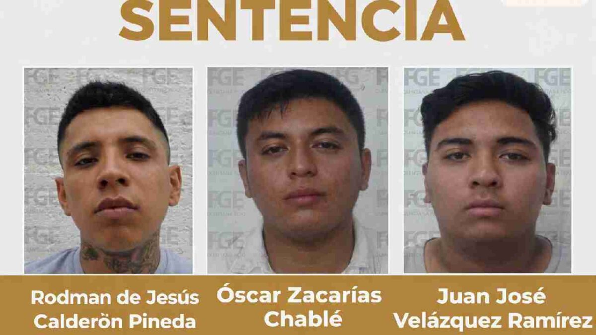 Dan 50 años de prisión a 3 por homicidio.
